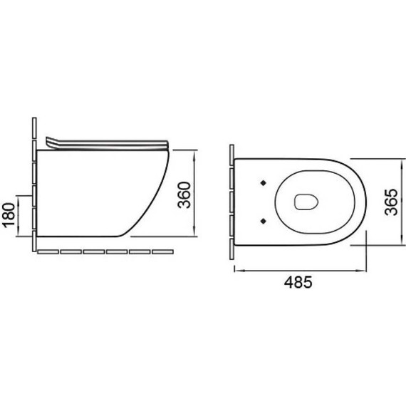 Унитаз подвесной безободковый Vincea Globo VT1-14S с крышкой микролифт, Цвет производителя: белый фото 8