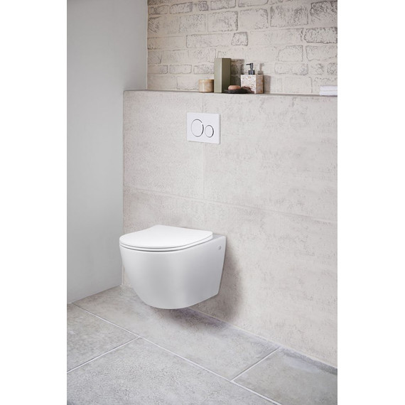 Унитаз подвесной безободковый Vincea Globo VT1-14 с крышкой микролифт фото 2