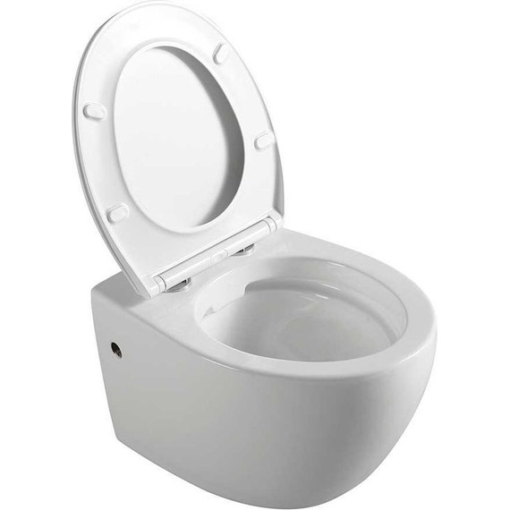 Унитаз подвесной безободковый Vincea Intero VT1-21 с крышкой микролифт фото 3