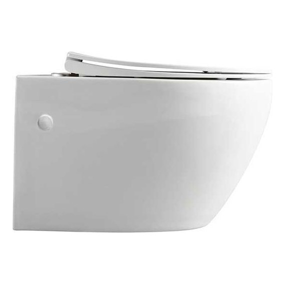 Унитаз подвесной безободковый Vincea Intero VT1-21 с крышкой микролифт фото 4