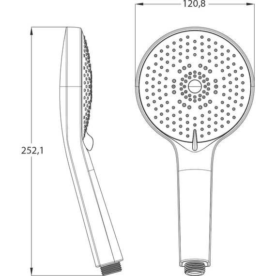 Ручной душ Lemark LM8125C фото 2