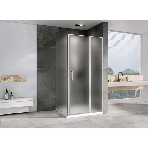 Душевое ограждение Abber Sonnenstrand 120x75 см AG04120MS-S75M, хром/матовое фото 2