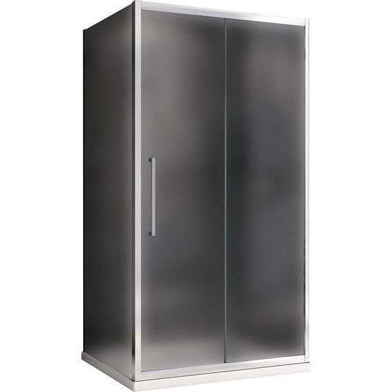 Душевое ограждение Abber Schwarzer Diamant 140x90 см AG30140MH-S90M, хром/матовое фото 