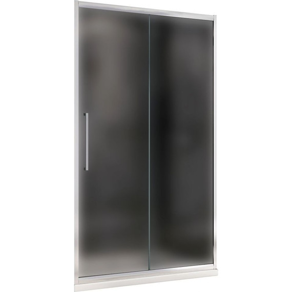 Душевая дверь Abber Schwarzer Diamant 160 см AG30160MH, хром/матовое фото 
