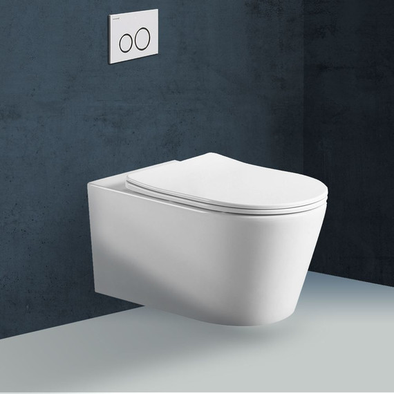 Унитаз подвесной безободковый Vincea Cute VT1-24 с крышкой микролифт фото 2