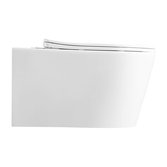 Унитаз подвесной безободковый Vincea Cute VT1-24 с крышкой микролифт фото 3