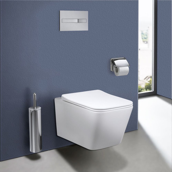 Унитаз подвесной безободковый Vincea Q-Line VT1-12 с крышкой микролифт, Цвет производителя: белый фото 2