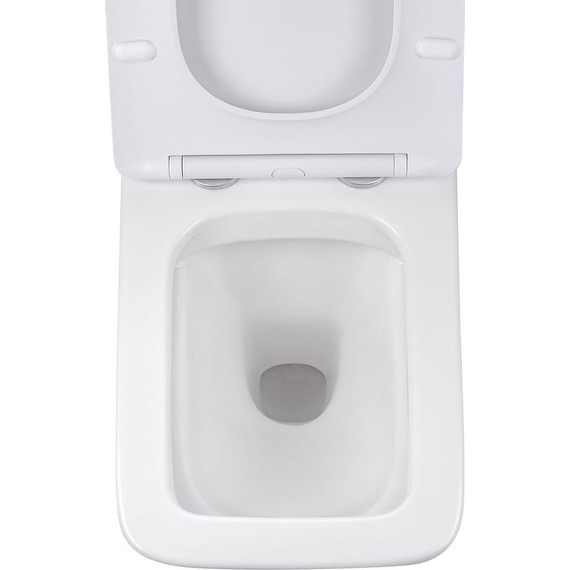 Унитаз подвесной безободковый Vincea Q-Line VT1-12 с крышкой микролифт, Цвет производителя: белый фото 7