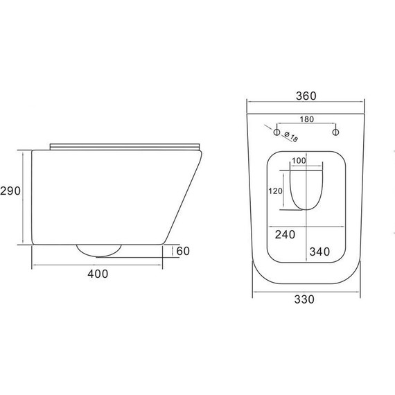 Унитаз подвесной безободковый Vincea Q-Line VT1-12 с крышкой микролифт, Цвет производителя: белый фото 8