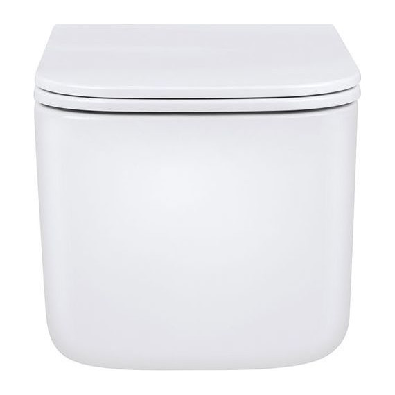 Унитаз подвесной безободковый Vincea Ultra VT1-32 с крышкой микролифт, Цвет производителя: белый фото 3