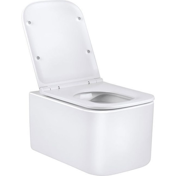 Унитаз подвесной безободковый Vincea Ultra VT1-32 с крышкой микролифт, Цвет производителя: белый фото 4