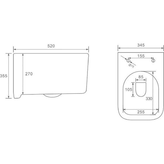 Унитаз подвесной безободковый Vincea Ultra VT1-32 с крышкой микролифт, Цвет производителя: белый фото 8