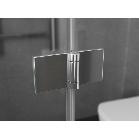 Душевое ограждение Ambassador Diamond 120x80 см 12011104R R, хром/прозрачное - 5 Душевое ограждение Ambassador Diamond 120x80 см 12011104R R, хром/прозрачное фото 5