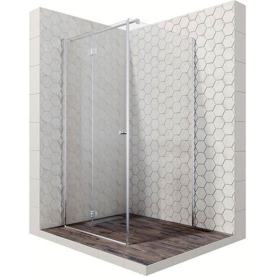 Душевое ограждение Ambassador Diamond 90x90 см 12011105L L, хром/прозрачное фото 