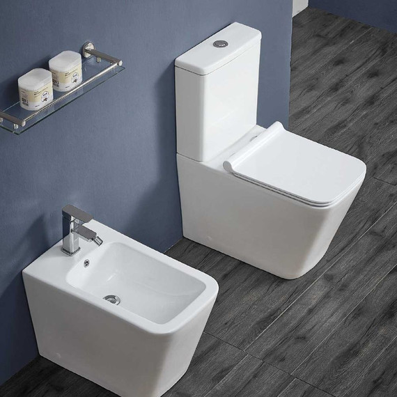 Унитаз-компакт Vincea Q-Line VT2-12 с крышкой микролифт - 2 Унитаз-компакт Vincea Q-Line VT2-12 с крышкой микролифт фото 2