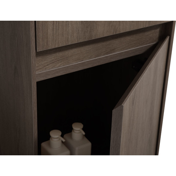 Пенал подвесной Vincea Chiara/Luka 35 см VSC-2CL150RO, тёмный дуб - 3 Пенал подвесной Vincea Chiara/Luka 35 см VSC-2CL150RO, тёмный дуб фото 3