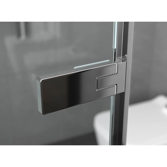 Душевое ограждение Ambassador Abner 100x100 см 10011102L L (стекло 8 мм) хром/прозрачное фото 6