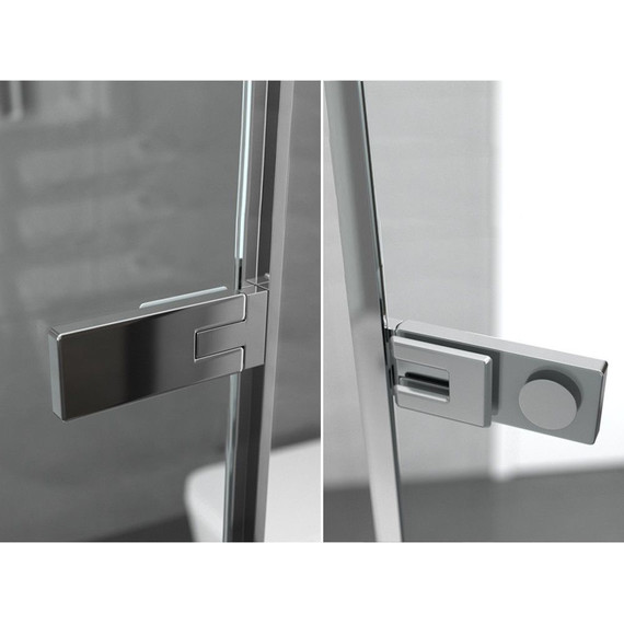 Душевое ограждение Ambassador Abner 120x80 см 10011103L L, хром/прозрачное фото 6