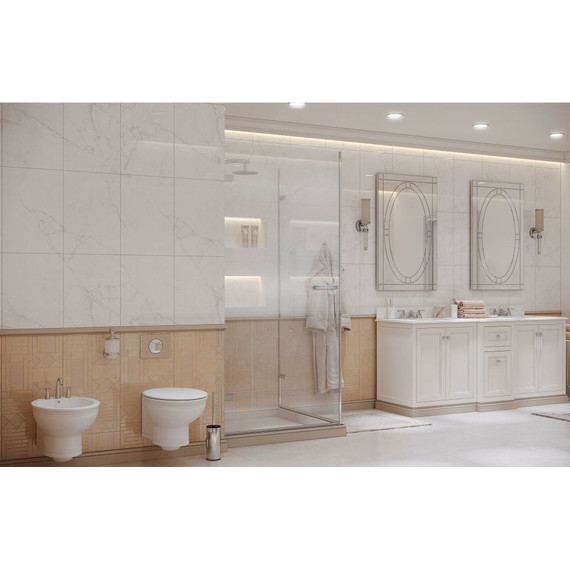 Душевое ограждение Ambassador Abner 100x100 см 10011106 (стекло 8 мм) хром/прозрачное фото 4