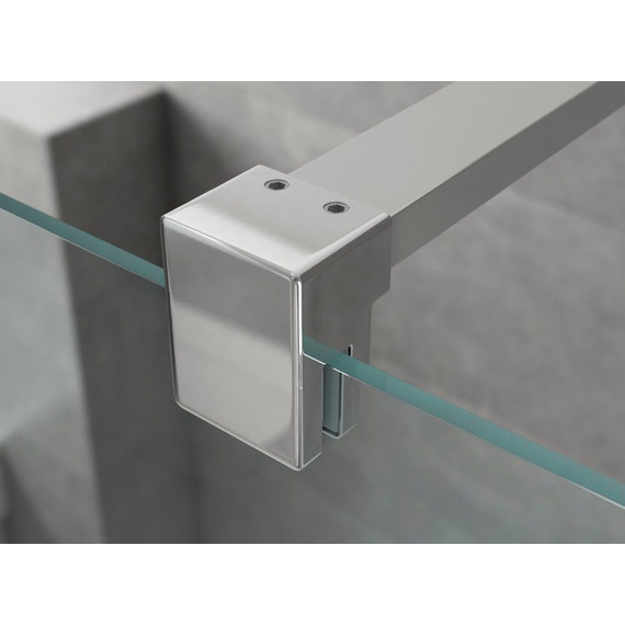 Душевое ограждение Ambassador Abner 100x100 см 10011106 (стекло 8 мм) хром/прозрачное фото 5