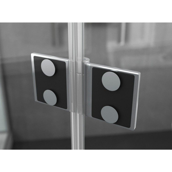 Душевое ограждение Ambassador Diamond 100x100 см 12011106R R, хром/прозрачное фото 6