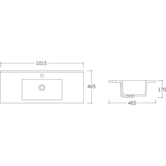 Тумба подвесная с раковиной Vincea Mia 100 см VMC-2MC100RW, тёмное дерево фото 7