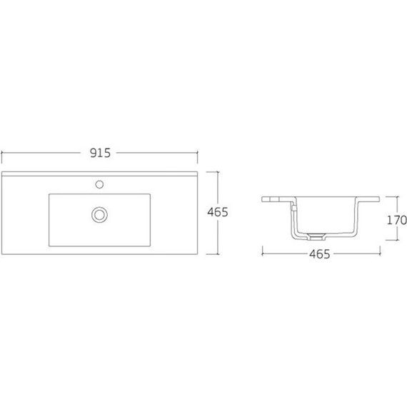 Тумба подвесная с раковиной Vincea Mia 90 см VMC-2MC900VO, дуб винтаж фото 7