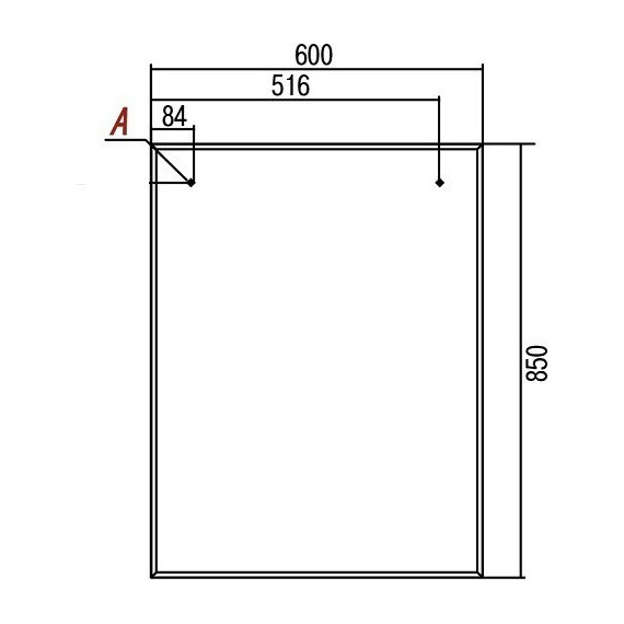 Зеркало Акватон ЛИАНА 60 см 1A162602LL010 фото 3