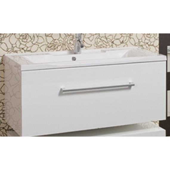 Тумба подвесная с раковиной Акватон Мадрид 100М см 1A126901MA010, белый - 7 Тумба подвесная с раковиной Акватон Мадрид 100М см 1A126901MA010, белый фото 7