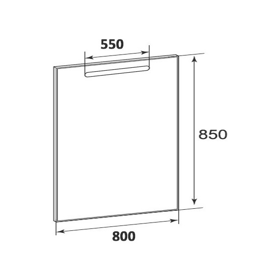 Зеркало с подсветкой ROCA THE GAP 80 см ZRU9302689 - 3 Зеркало с подсветкой ROCA THE GAP 80 см ZRU9302689 фото 3
