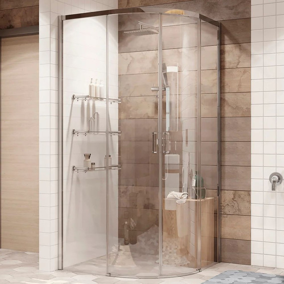 Душевое ограждение Ambassador Queen 90 см 11011101, хром/прозрачное фото 2