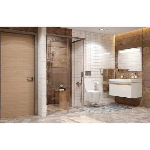 Душевое ограждение Ambassador Queen 120x80 см 11011106L L, хром/прозрачное фото 4