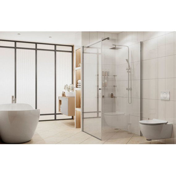 Душевое ограждение Ambassador Nord 90x90 см 13011103, хром/прозрачное фото 2