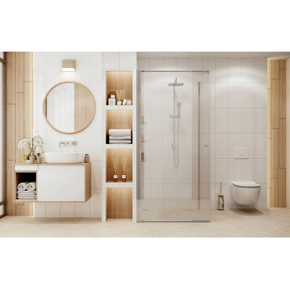 Душевое ограждение Ambassador Nord 90x90 см 13011103, хром/прозрачное фото 3