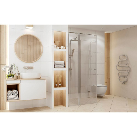 Душевое ограждение Ambassador Nord 90x90 см 13011105, хром/прозрачное фото 4