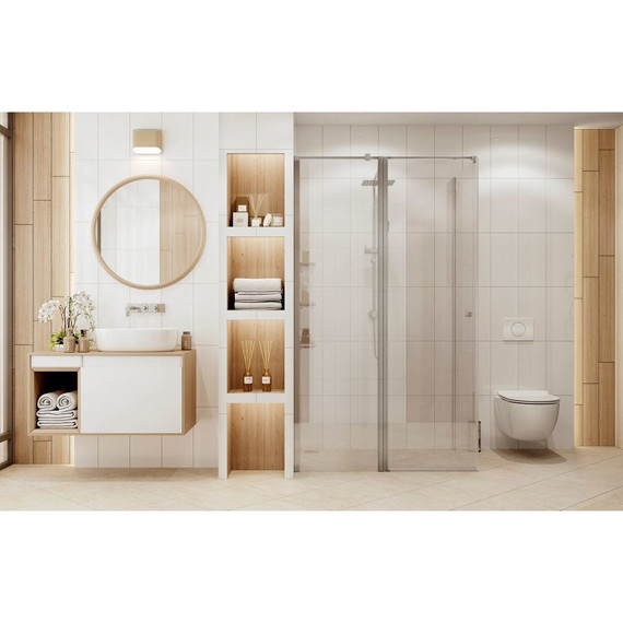 Душевое ограждение Ambassador Nord 120x80 см 13011107, хром/прозрачное - 3 Душевое ограждение Ambassador Nord 120x80 см 13011107, хром/прозрачное фото 3