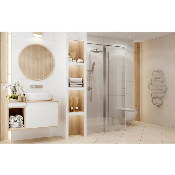 Душевое ограждение Ambassador Nord 120x80 см 13011107, хром/прозрачное - 4 Душевое ограждение Ambassador Nord 120x80 см 13011107, хром/прозрачное фото 4