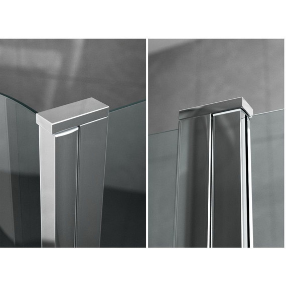 Душевое ограждение Ambassador Nord 120x80 см 13011107, хром/прозрачное - 6 Душевое ограждение Ambassador Nord 120x80 см 13011107, хром/прозрачное фото 6