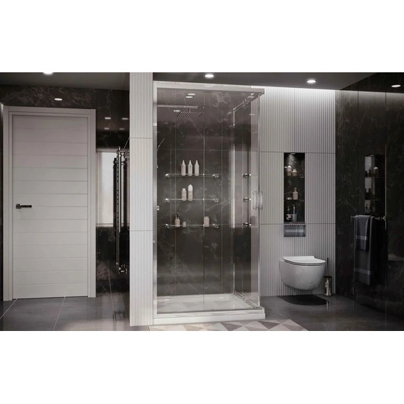 Душевое ограждение Ambassador Kingston 90x90 см 14011102, хром/прозрачное фото 5