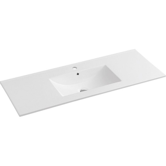 Тумба подвесная с раковиной Vincea Mia 120 см VMC-2MC120VO, дуб винтаж фото 4