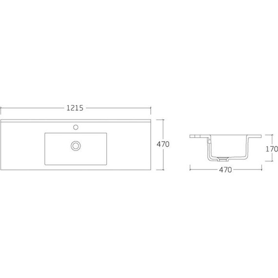 Тумба подвесная с раковиной Vincea Mia 120 см VMC-2MC120RW, тёмное дерево фото 5