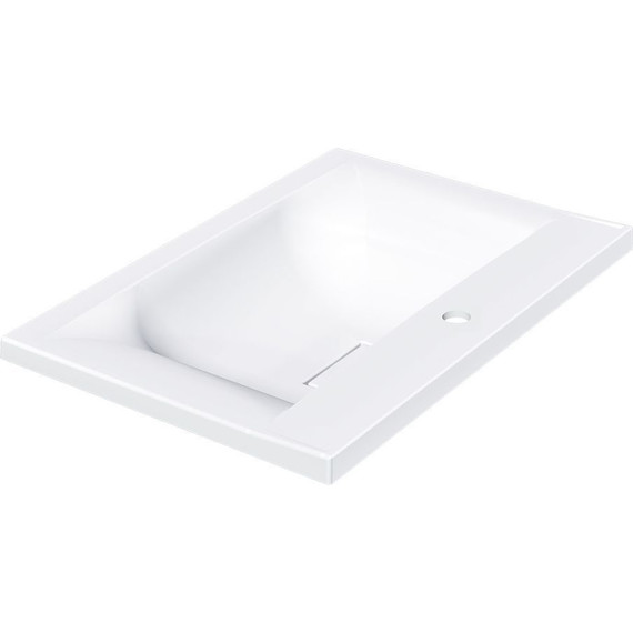 Тумба подвесная с раковиной Vincea Mia 65 см VMC-2MA650RW, тёмное дерево фото 8