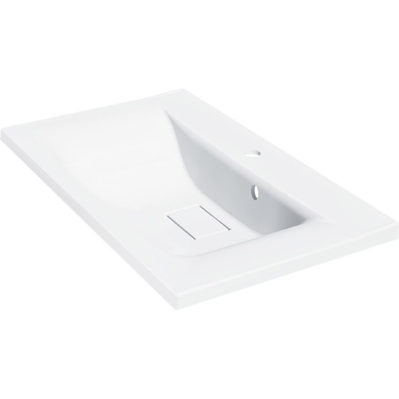 Тумба подвесная с раковиной Vincea Mia 75 см VMC-2MA750GW (раковина белая VCB-3M750W), белый глянец фото 9