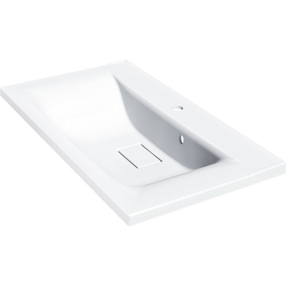 Тумба подвесная с раковиной Vincea Mia 80 см VMC-2MA800BT (раковина белая VCB-3M800W), бетон фото 9