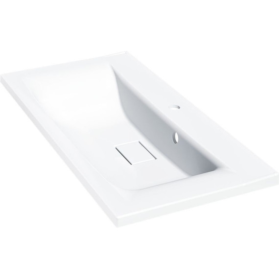 Тумба подвесная с раковиной Vincea Mia 90 см VMC-2MA900GW (раковина белая VCB-3M900W), белый глянец фото 11