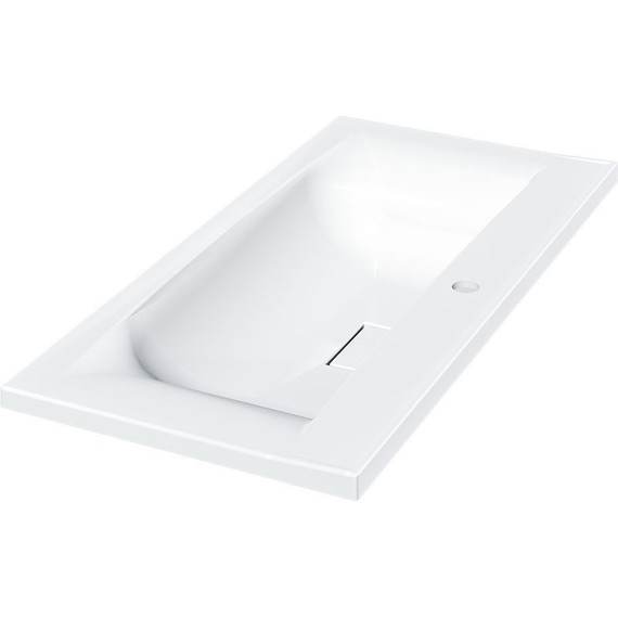 Тумба подвесная с раковиной Vincea Mia 90 см VMC-2MA900GW (раковина белая VCB-3M900W), белый глянец фото 12