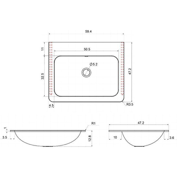 Тумба подвесная с раковиной Vincea Vico 60 см VMC-2V600VO (раковина белая VCB-2VP600W), дуб винтаж фото 5