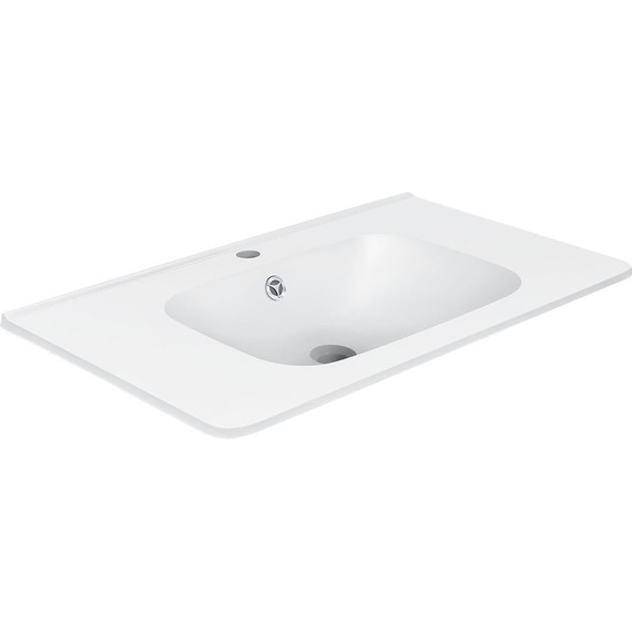 Тумба подвесная с раковиной Vincea Paola 80 см VMC-2P800BT (раковина белая VCB-2VP800W), бетон фото 4