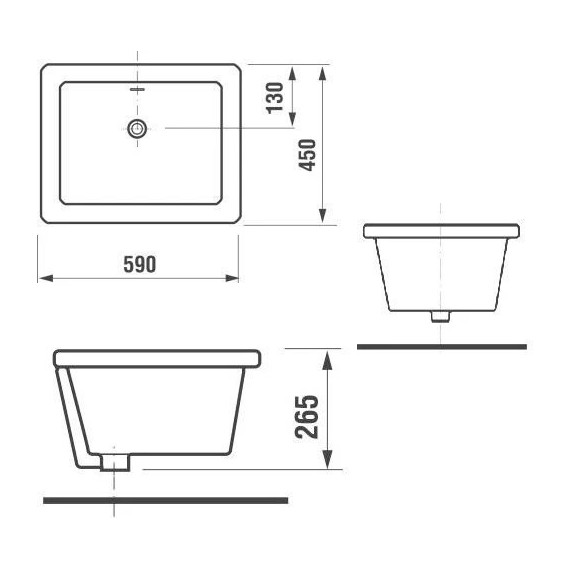 Кухонная мойка Jika Doris 59 см 5102.9.000.000.1 фото 2