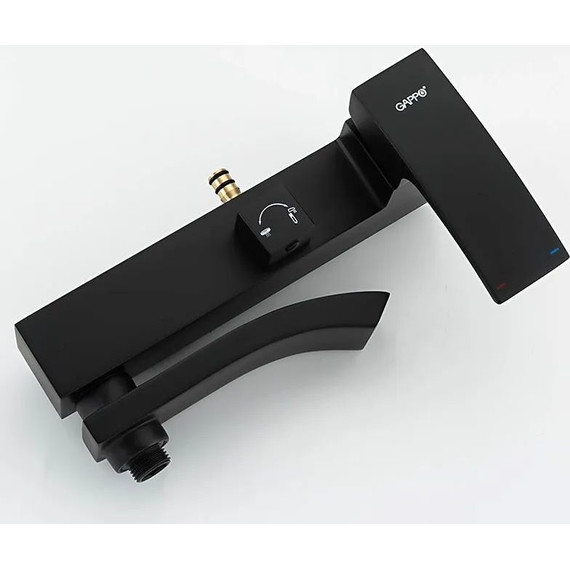 Душевая стойка Gappo G2407-6, черный - 3 Душевая стойка Gappo G2407-6, черный фото 3